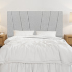 Cabeceira Casal 1 40m Italia Linho - Pallazio - Cinza