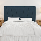 Cabeceira Casal 1 40m Italia Veludo - Pallazio - Azul Marinho