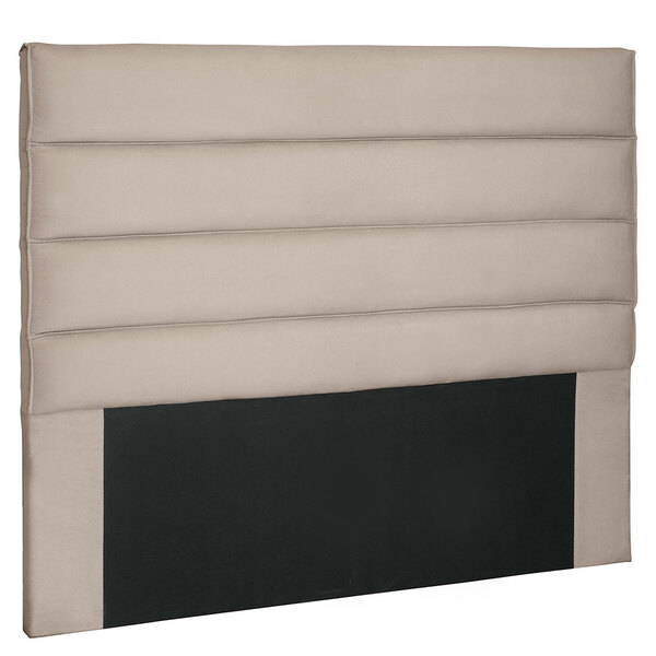 Cabeceira Casal 1 40m La Italiana Suede Bege - Pallazio