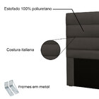 Cabeceira Casal 1 40m Las Palmas Suede - Pallazio - Cinza