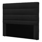 Cabeceira Casal 1 40m Las Palmas Suede Preto - Pallazio