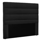 Cabeceira Casal 1 40m Las Palmas Suede Preto - Pallazio