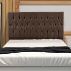 Cabeceira Casal 1 40m Madrid Suede - Pallazio - Marrom