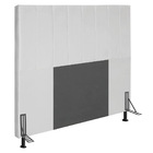 Cabeceira Casal 1 40m Munique Corano Branco - Pallazio