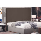 Cabeceira Casal 1 40m Ravenna Suede Caramelo - Pallazio