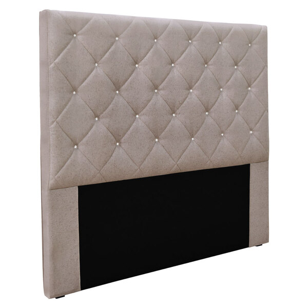 Cabeceira Casal 1 40m Tânia Linho Rústico Areia - Pallazio