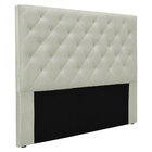 Cabeceira Casal 1 40m Tânia Veludo Cinza Prata - Pallazio