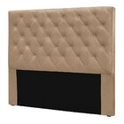 Cabeceira Casal 1 40m Toledo Suede Bege - Pallazio