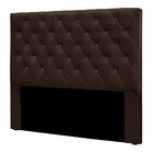 Cabeceira Casal 1 40m Toledo Suede Marrom - Pallazio