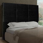 Cabeceira Casal 1 40m Tóquio Suede Preto - Pallazio