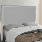 Cabeceira Casal 1 40m Veneza Linho Rústico - Pallazio - Cinza