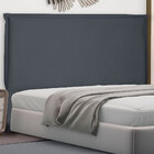 Cabeceira Casal 1 40m Veneza Suede Cinza - Pallazio
