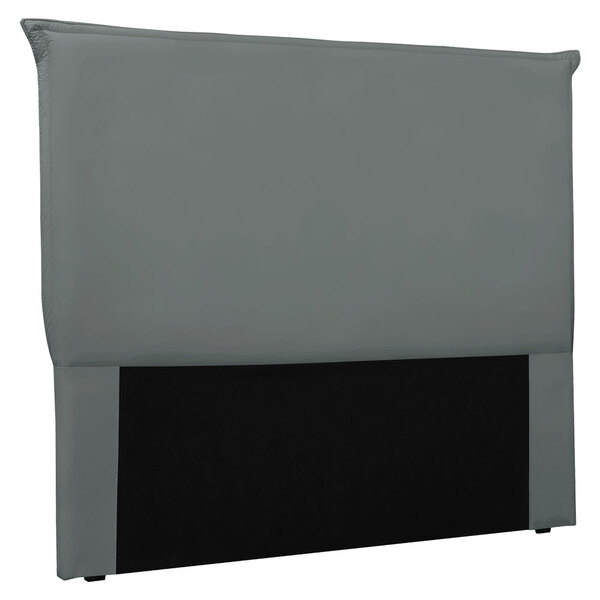 Cabeceira Casal 1 40m Veneza Veludo - Pallazio - Cinza Chumbo