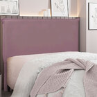 Cabeceira Casal 1 40m Veneza Veludo Uva - Pallazio