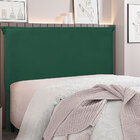 Cabeceira Casal 1 40m Veneza Veludo Verde Floresta - Pallazio