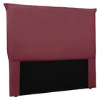 Cabeceira Casal 1 40m Veneza Veludo Vinho - Pallazio