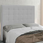 Cabeceira Casal 1 40m Verona Linho Cinza Claro - Pallazio