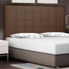 Cabeceira Casal 1 40m Verona Suede - Pallazio - Caramelo