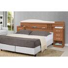 Cabeceira Casal 1.60 Box Com 2 Criado 3 Gavetas White