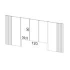 Cabeceira Casal 270cm Tw184 Dalla Costa