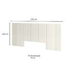 Cabeceira Casal 270cm Tw184 Dalla Costa