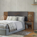 Cabeceira Casal 2 Gavetas 256cm Loanda Santos Andirá