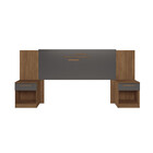 Cabeceira Casal 2 Gavetas 256cm Loanda Santos Andirá