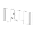 Cabeceira Casal 300cm Tw185 Dalla Costa