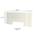 Cabeceira Casal 300cm Tw185 Dalla Costa