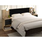 Cabeceira Casal 4 Gavetas New Magistral Freijo/preto