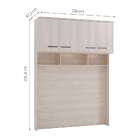 Cabeceira Casal 4 Pt Elite Vanilla