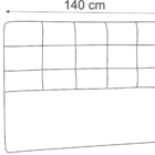 Cabeceira Casal  Ana Luisa 140 Cm Suede Vermelho - D A Decor