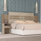 Cabeceira Casal Agar Nogal/vanilla