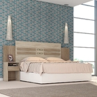 Cabeceira Casal Agar Nogal/vanilla