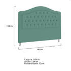 Cabeceira Casal Ághata P04 140 Cm Suede - Amarena Móveis - Tu