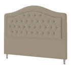 Cabeceira Casal Ághata P04 140 Cm Suede - Doce Sonho Móveis -