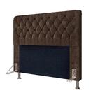 Cabeceira Casal Alaska 1,40 M Star Confort Marrom