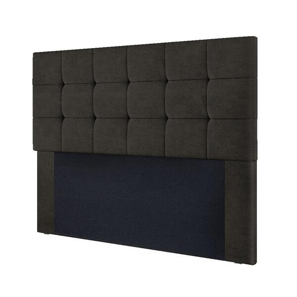 Cabeceira Casal Ana Veludo Castor 1,40m