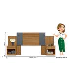 Cabeceira Casal Araguaia Extensível Ripada - Moval