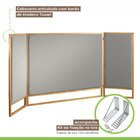 Cabeceira Casal Articulada Lambri 140cm  Cinza