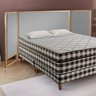 Cabeceira Casal Articulada Lambri 140cm  Cinza