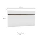 Cabeceira Casal Asimov Branca