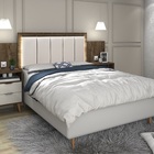 Cabeceira Casal Atenas Castanho/off White – Vitamov