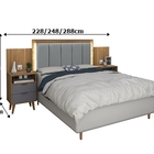 Cabeceira Casal Atenas Freijó/cinza – Vitamov