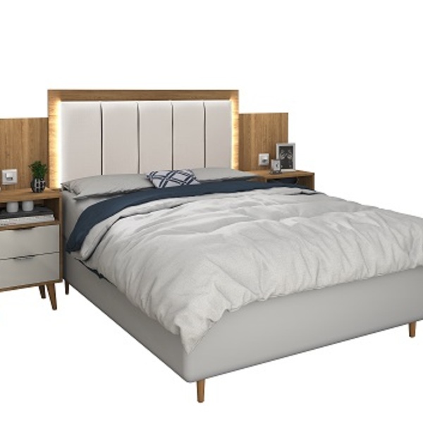 Cabeceira Casal Atenas Freijó/off White – Vitamov