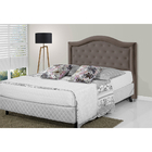 Cabeceira Casal Atlanta Botonê 1,58 Cinza