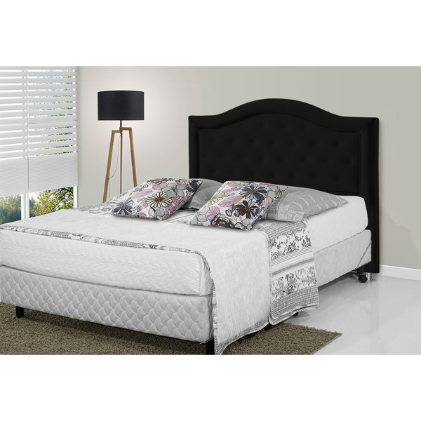 Cabeceira Casal Atlanta Botonê 1,58 Preto