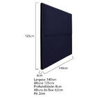 Cabeceira Casal Bali P02 140 Cm Para Cama Box Corano - Doce S