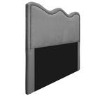 Cabeceira Casal Bari P02 140 Cm Para Cama Box Suede - Doce So