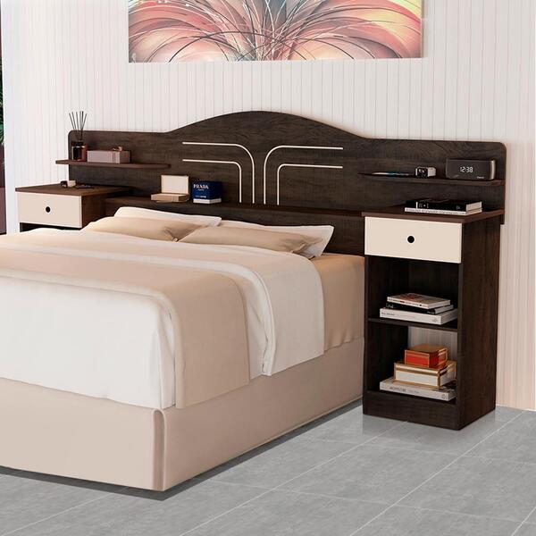 Cabeceira Casal Basoto Lisboa Teka Off White